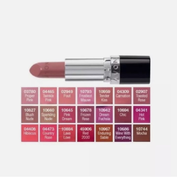 2/$22 NEW Sealed AVON Red 2000 True Color Lipstick 3.0 g - Picture 4 of 4